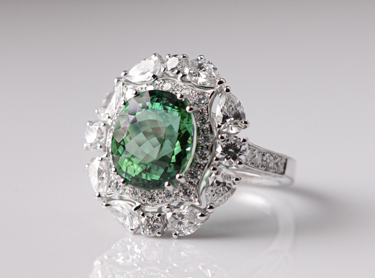 Anello Indicolite